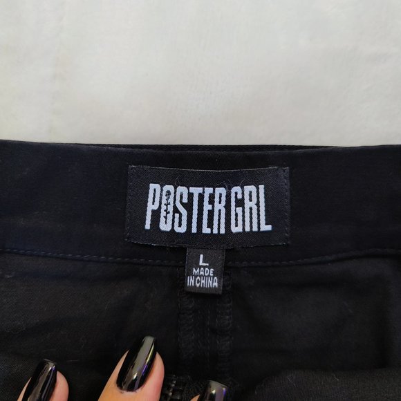 Dolls Kill Poster Grl Miss Behaving Cargo Skirt - Picture 5 of 6